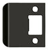 Deltana SPE225U10B Extended Lip Strike Plate; 2-1/4" Overall; Oil Rubbed Bronze Finish Sparrow Supply