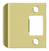Deltana SPE225U3 Extended Lip Strike Plate; 2-1/4" Overall; Bright Brass Finish Sparrow Supply