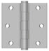 Deltana SS33U32D 3" x 3" Square Hinge; Satin Stainless Steel Finish Sparrow Supply