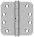 Deltana SS44R5U32D-RN 4" x 4" x 5/8" Radius Hinge; Satin Stainless Steel Finish Sparrow Supply
