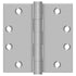 Deltana SS45BU32D 4-1/2" x 4-1/2" Square Hinge; Satin Stainless Steel Finish Sparrow Supply