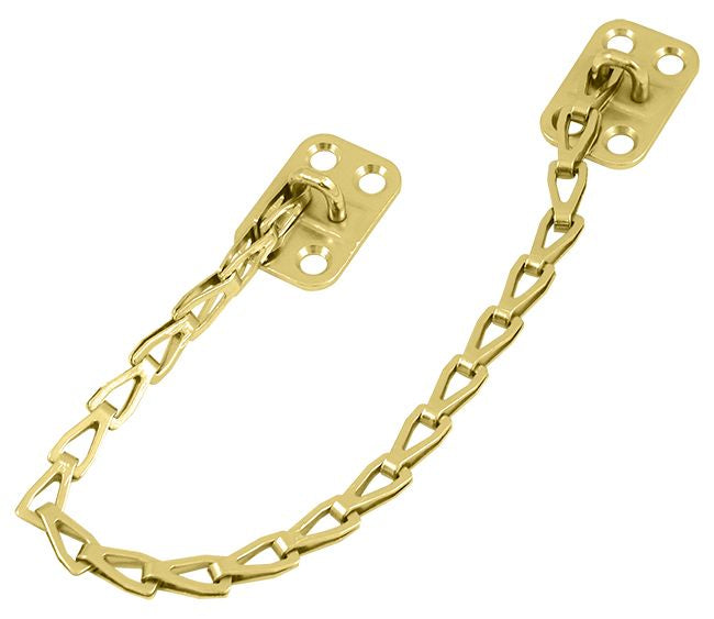 Deltana TC82U3 Door Guards and Chains - Brass Sparrow Supply
