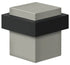 Deltana UFBS138U15 Square Universal Floor Bumper 1-3/8"; Satin Nickel Finish