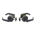 Falcon W301D622 W Series Privacy Dane Lever Lock with 30206 Latch 30148 Strike Matte Black Finish Sparrow Supply