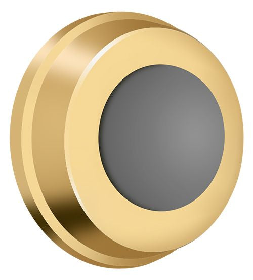 Deltana WB100CR003 Flush Bumper 1" Diameter; Lifetime Brass Finish