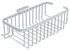 Deltana WBR1054HU26 Wire Basket; 10" Rect/Shampoo with Hook; Bright Chrome Finish Sparrow Supply