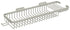 Deltana WBR1850HU15 Wire Basket; 17-1/2" Rect/Com with Hook; Satin Nickel Finish Sparrow Supply