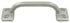 Deltana WP026U15 Pull; 4"; Satin Nickel Finish Sparrow Supply