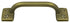 Deltana WP026U5 Pull; 4"; Antique Brass Finish Sparrow Supply