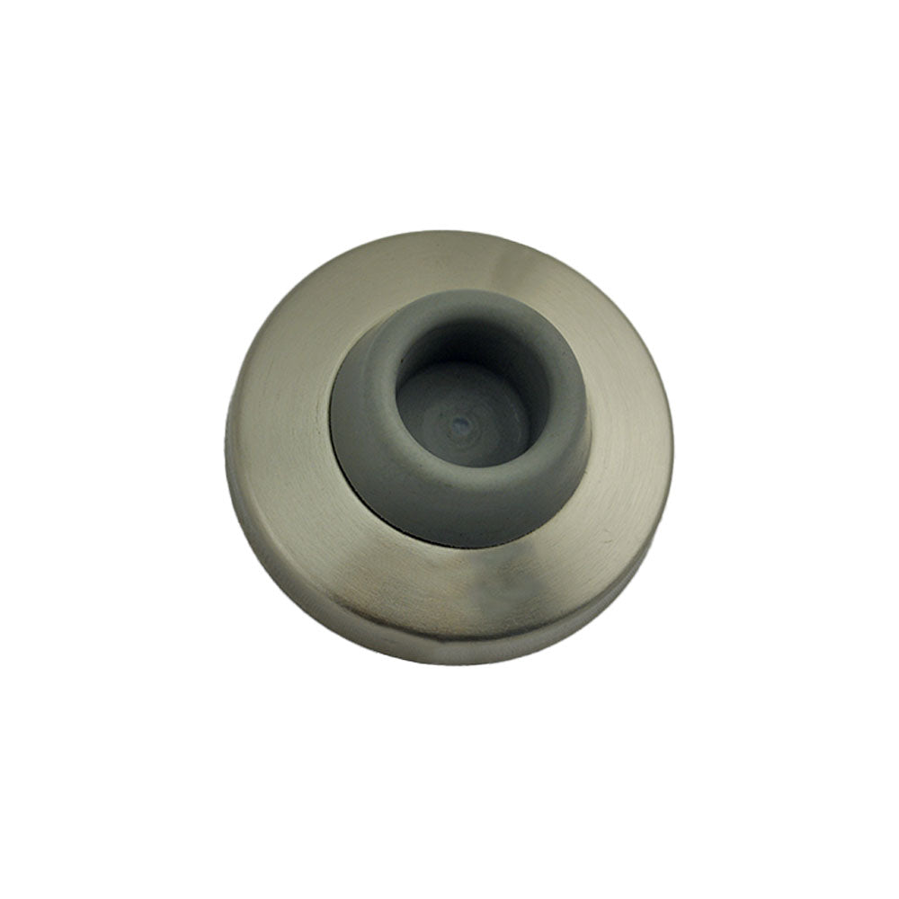 Ives Commercial WS406407CCV15 Solid Brass 2-1/2" Concave Wall Bumper Satin Nickel Finish Sparrow Supply