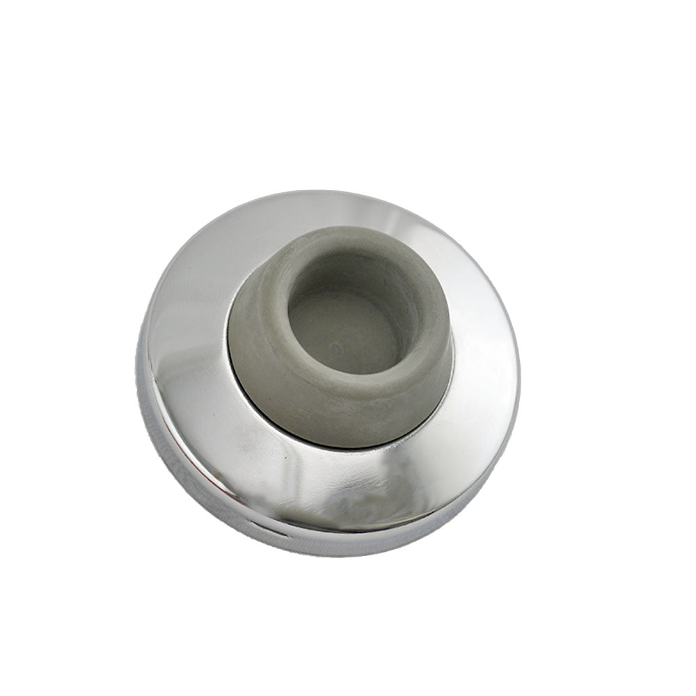 Ives Commercial WS406407CCV26 Solid Brass 2-1/2" Concave Wall Bumper Bright Chrome Finish Sparrow Supply