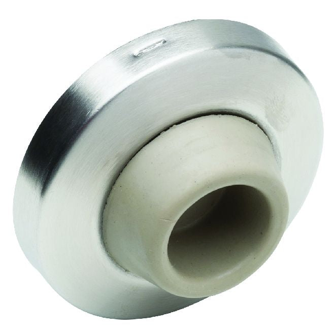 Ives Commercial WS406407CCV32D 2-1/2" Concave Wall Stop Satin Stainless Steel Finish Sparrow Supply
