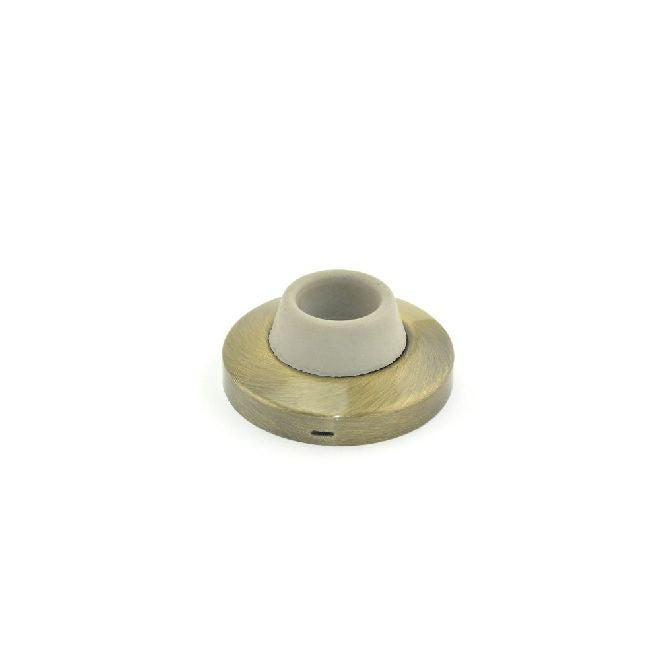 Ives Commercial WS406407CCV5 2-1/2" Concave Wall Stop Antique Brass Finish Sparrow Supply