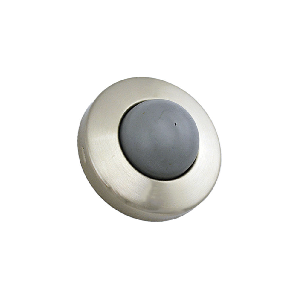 Ives Commercial WS406407CVX15 Solid Brass 2-1/2" Convex Wall Bumper Satin Nickel Finish Sparrow Supply