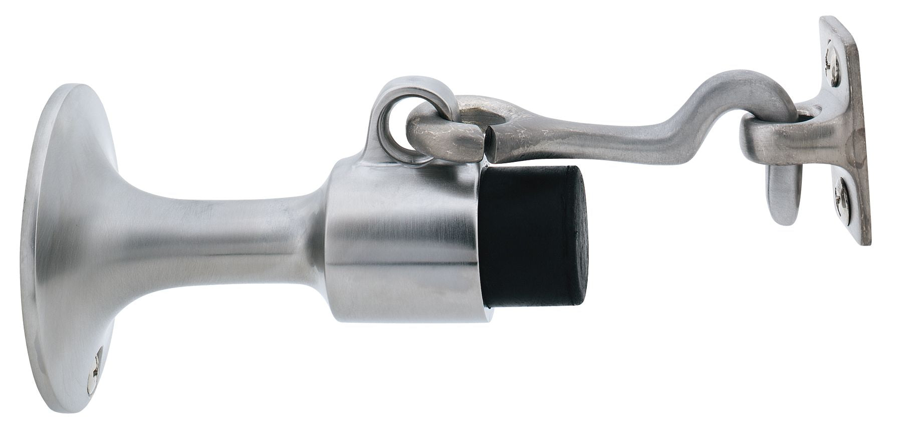 Ives Commercial WS44526D Solid Wall Stop and Holder with Masonry Mounting Satin Chrome Finish Sparrow Supply