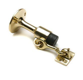 Ives Commercial WS4453 Solid Wall Stop and Holder with Masonry Mounting Bright Brass Finish Sparrow Supply