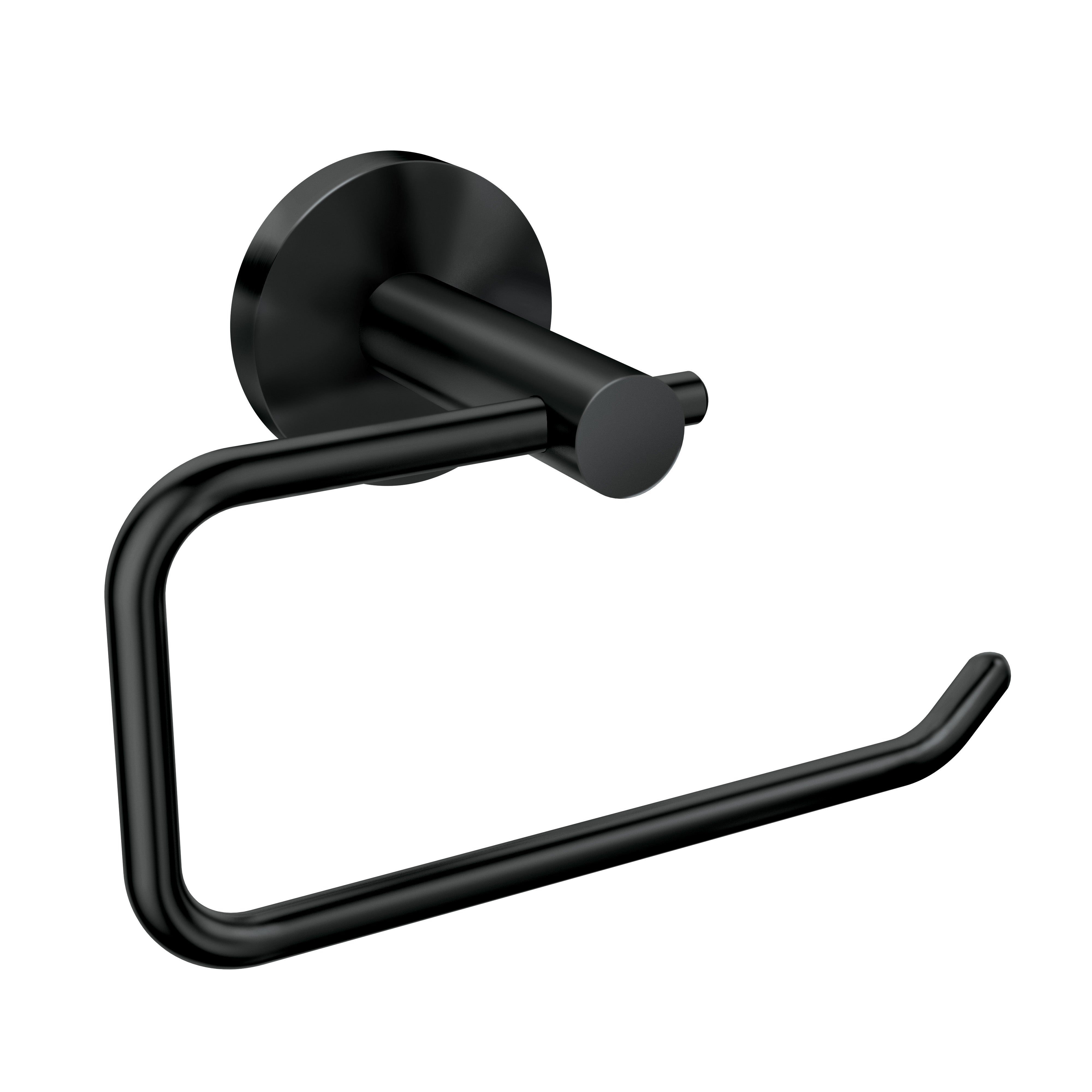 Moen Y5708BL Arlys Paper Holder Matte Black Finish Sparrow Supply