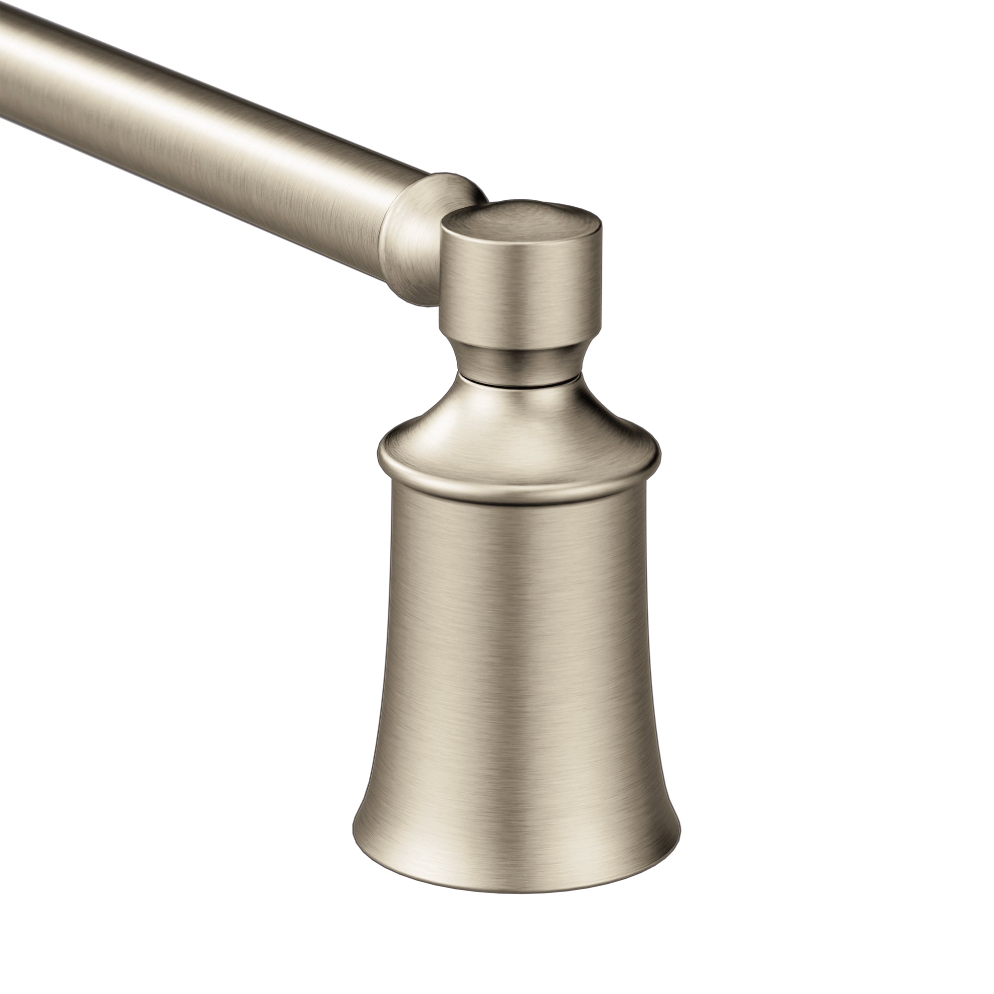 Moen YB2118BN Dartmoor 18" Towel Bar Brushed Nickel Finish Sparrow Supply