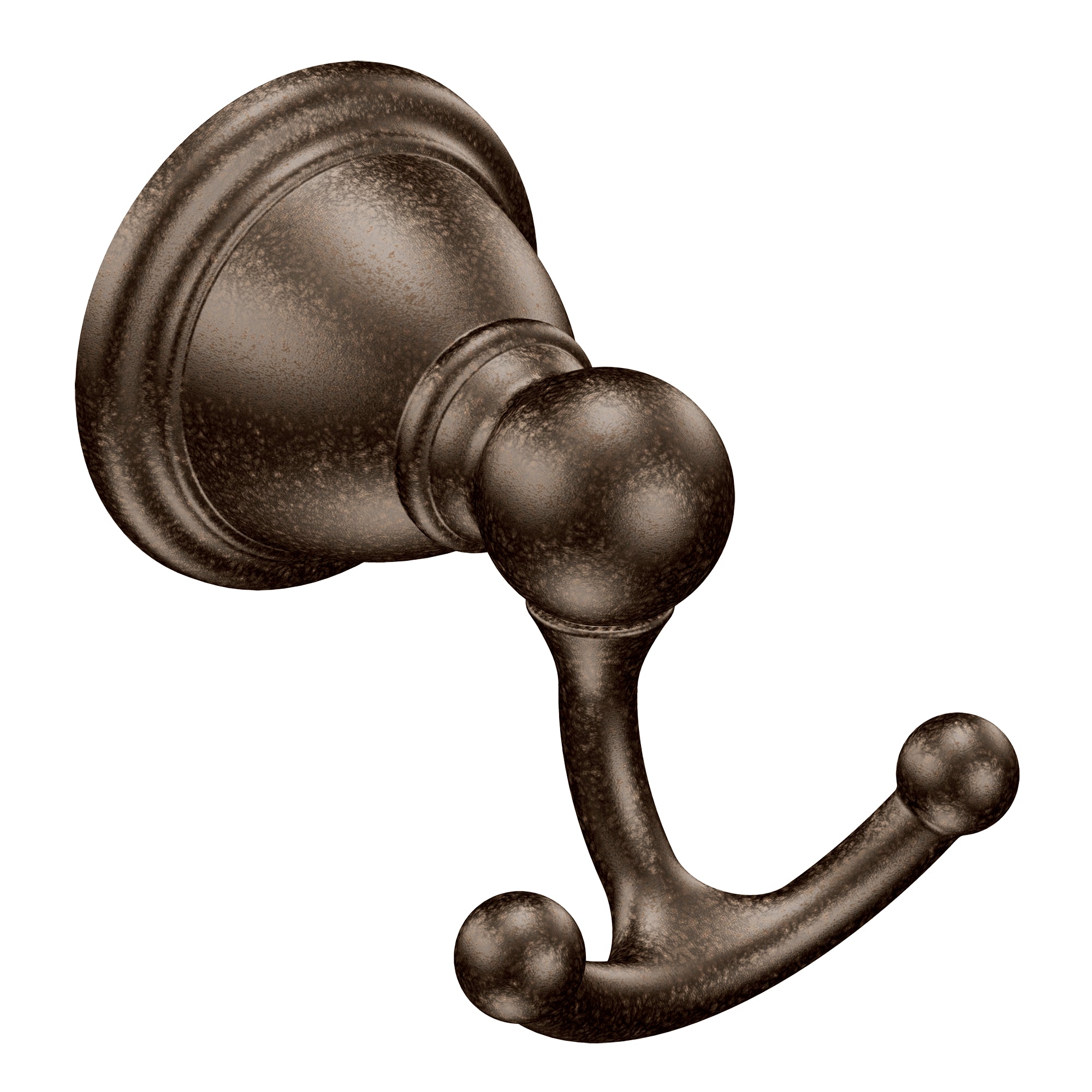 Moen YB2203ORB Brantford Double Robe Hook Oil Rubbed Bronze Finish Sparrow Supply