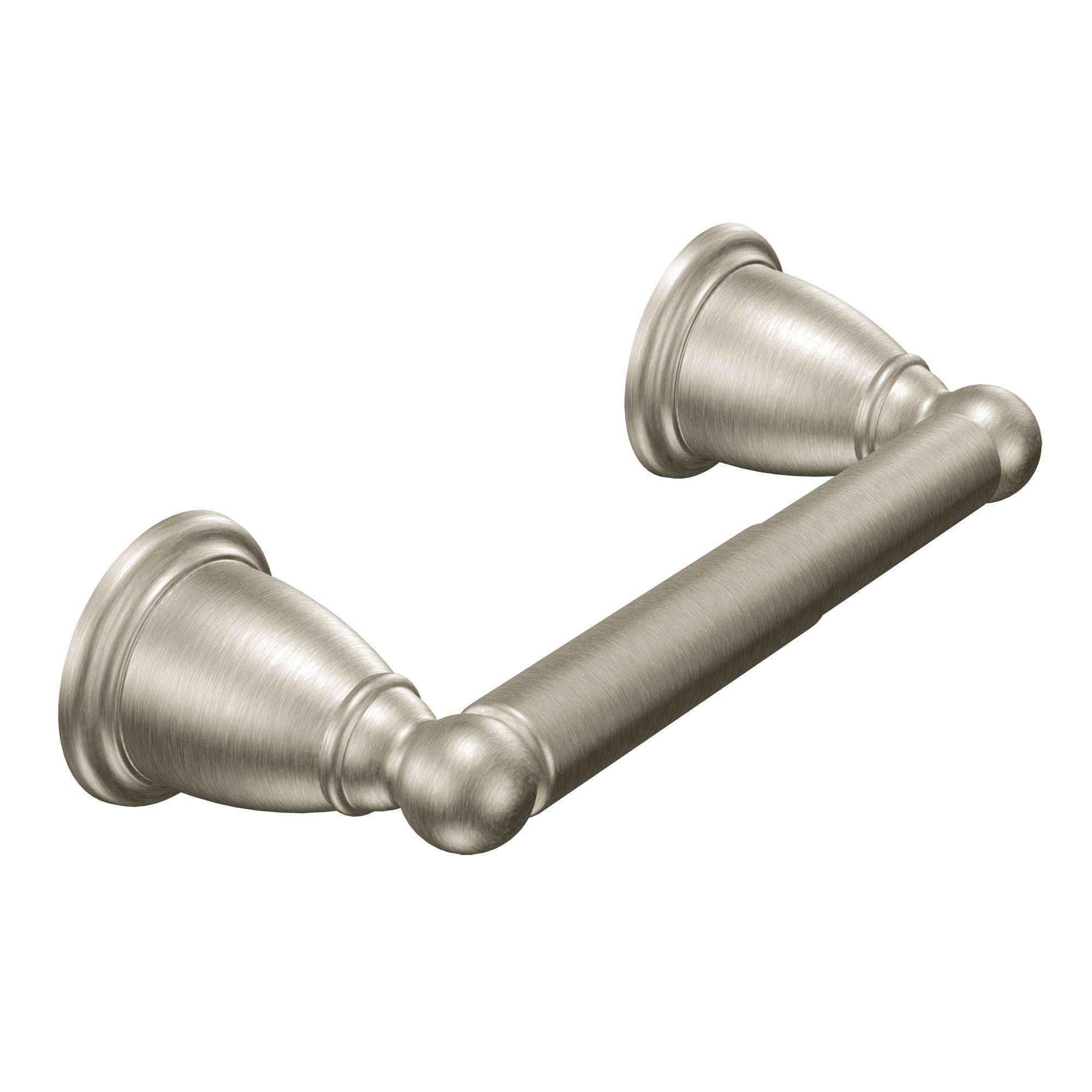 Moen YB2208BN Brantford Spring Loaded Paper Holder Brushed Nickel Finish Sparrow Supply