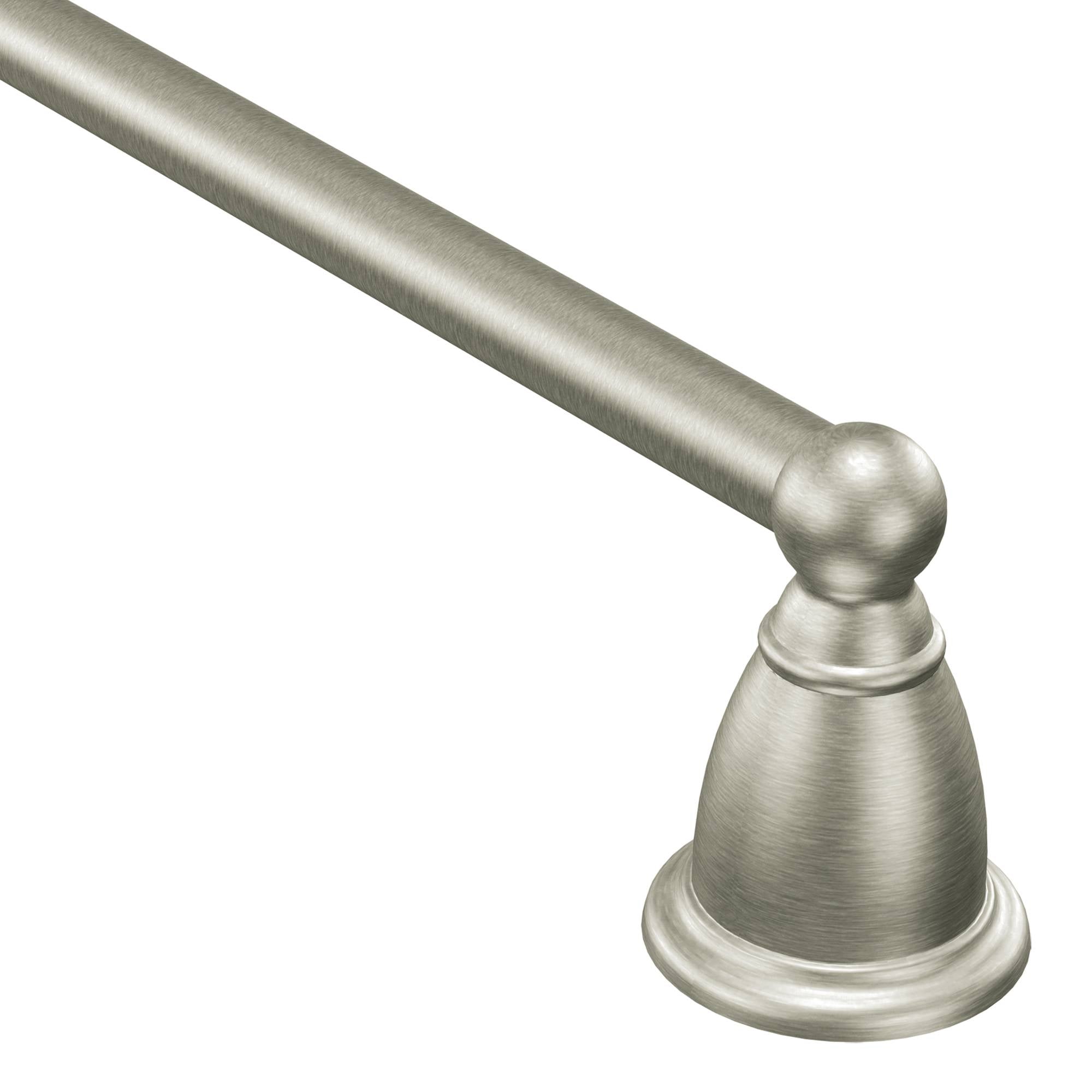 Moen YB2224BN Brantford 24" Towel Bar Brushed Nickel Finish Sparrow Supply