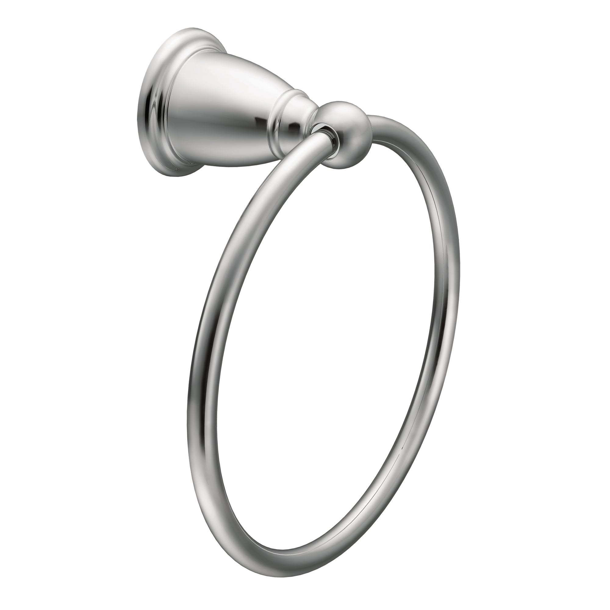 Moen YB2286CH Brantford Towel Ring Bright Chrome Finish Sparrow Supply