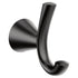 Moen YB2303BL Glyde Robe Hook Matte Black Finish Sparrow Supply