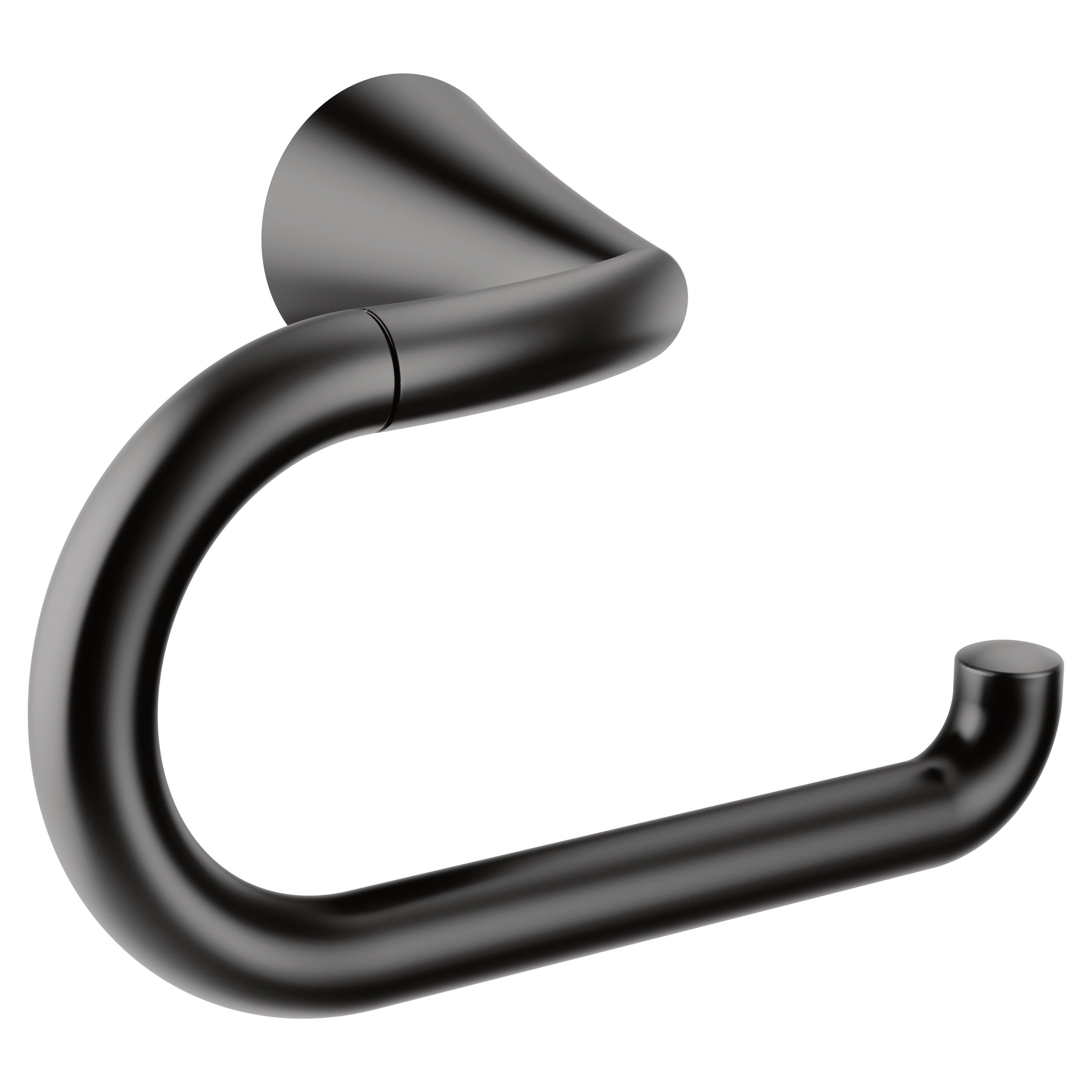 Moen YB2308BL Glyde Paper Holder Matte Black Finish Sparrow Supply