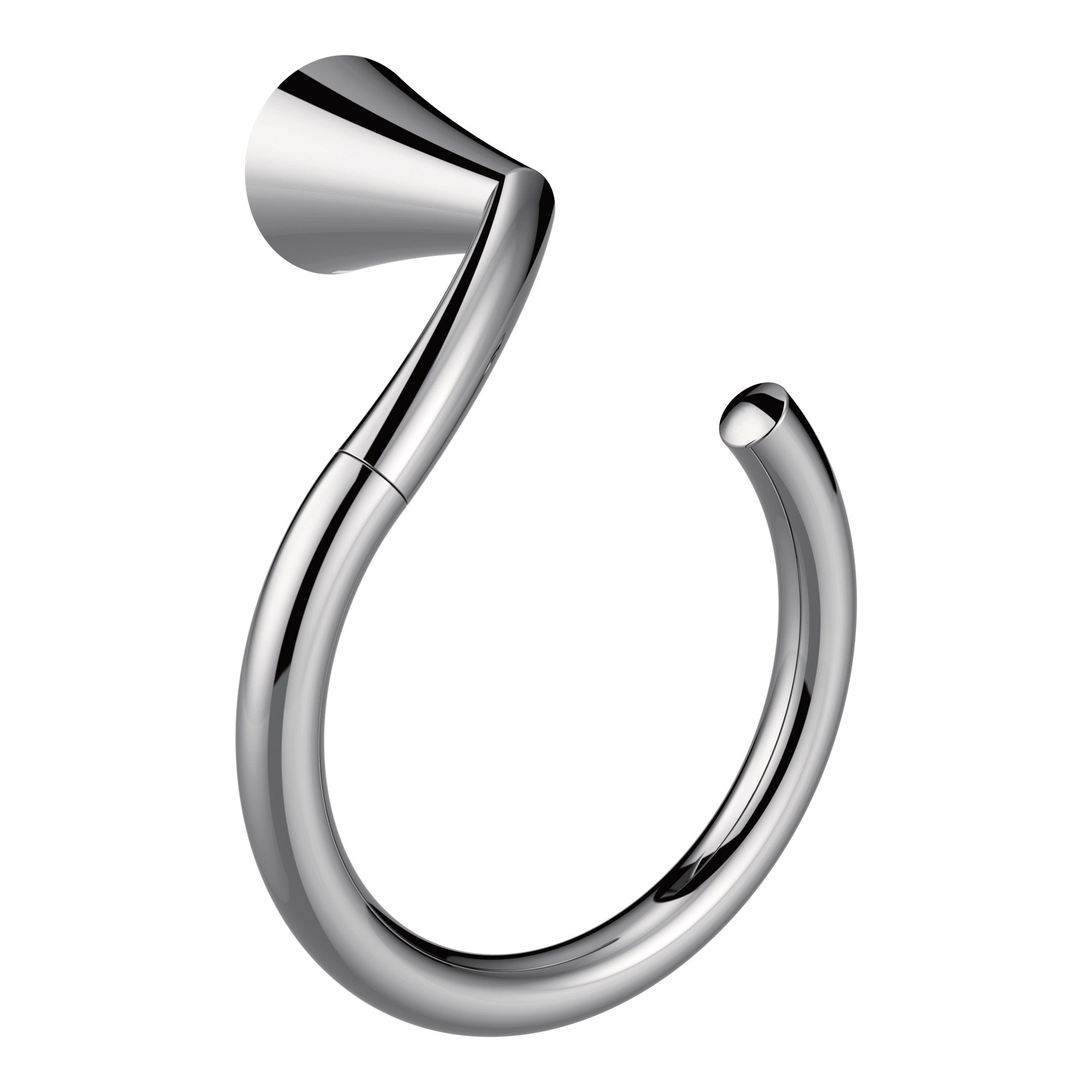 Moen YB2386CH Glyde Towel Ring Bright Chrome Finish Sparrow Supply