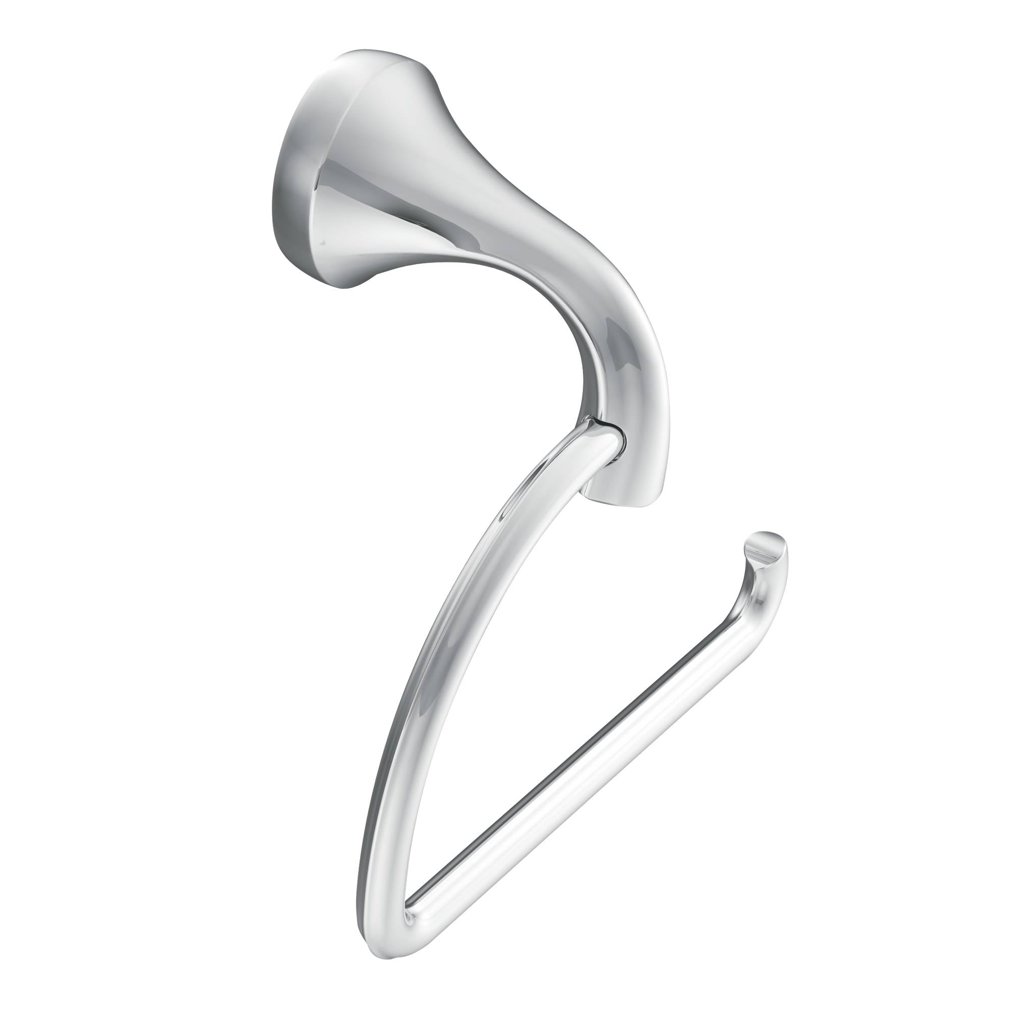 Moen YB2808CH Eva Euro Single Post Paper Holder Bright Chrome Finish Sparrow Supply