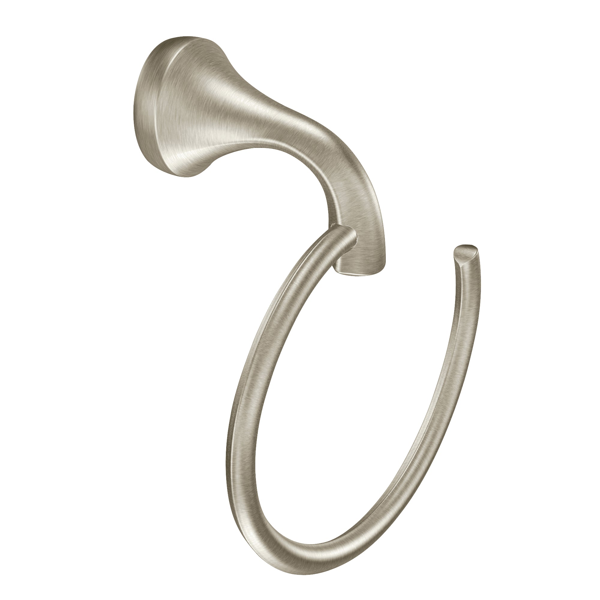 Moen YB2886BN Eva Towel Ring Brushed Nickel Finish Sparrow Supply