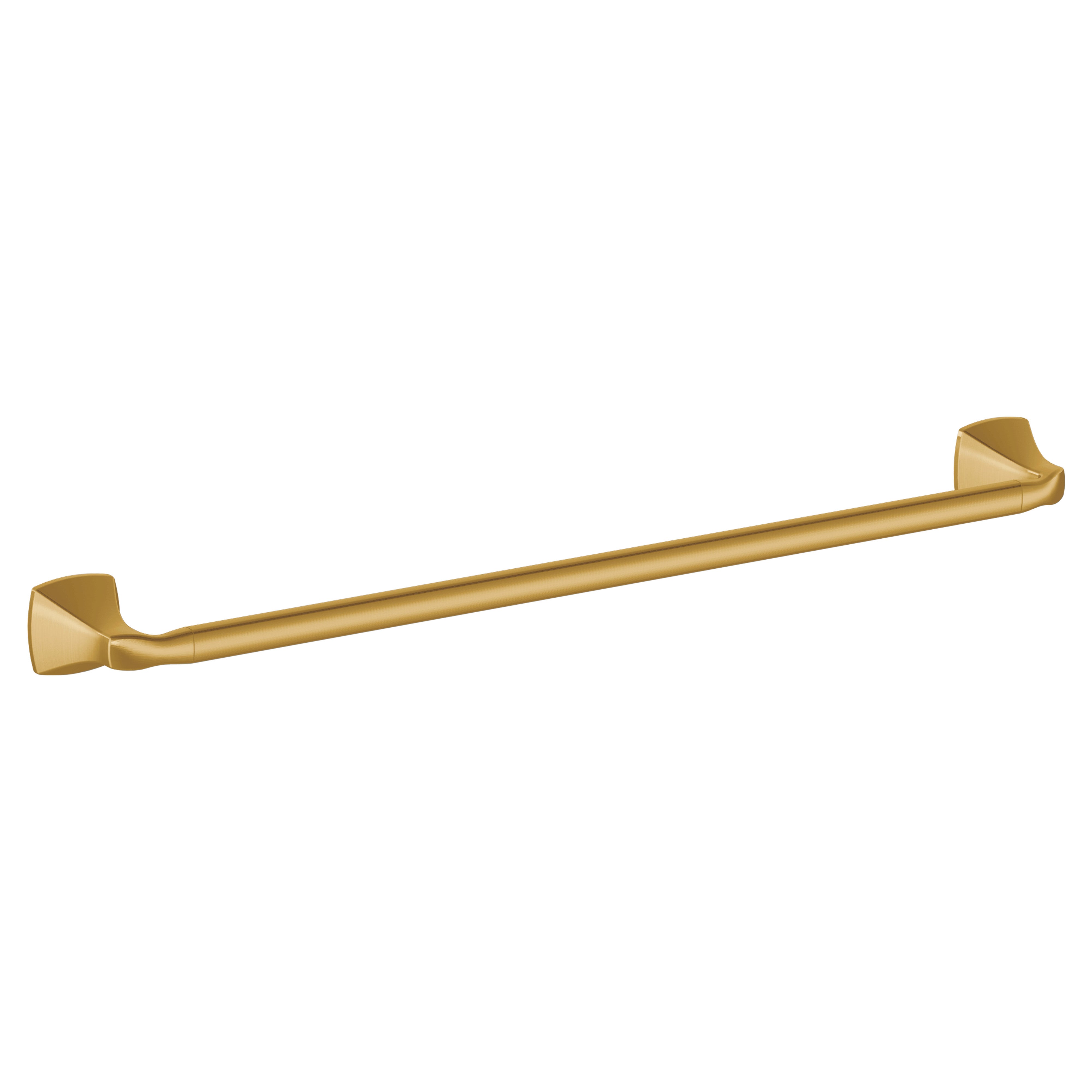 Moen YB5124BG Voss 24" Towel Bar Brushed Gold Finish Sparrow Supply