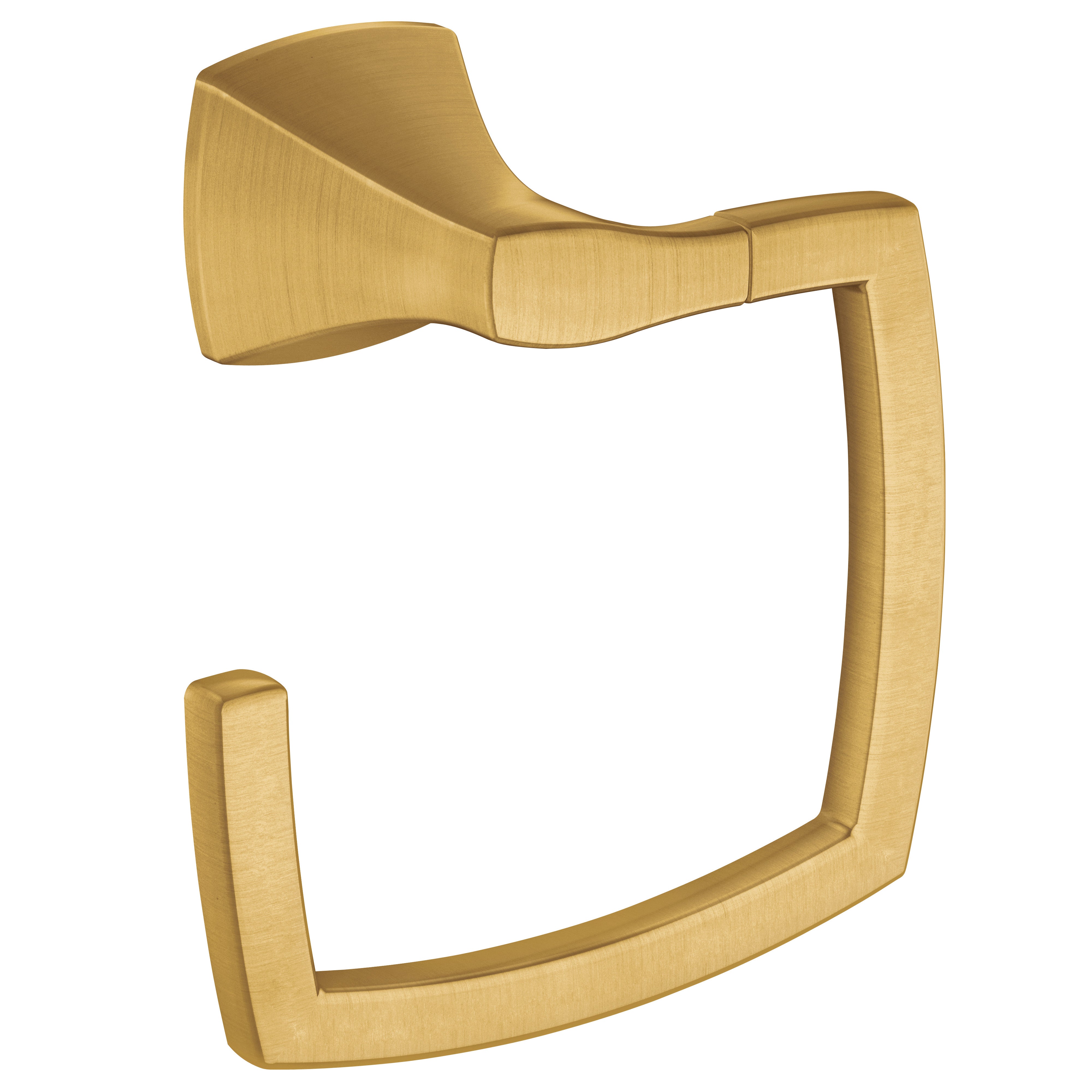 Moen YB5186BG Voss Towel Ring Brushed Gold Finish Sparrow Supply