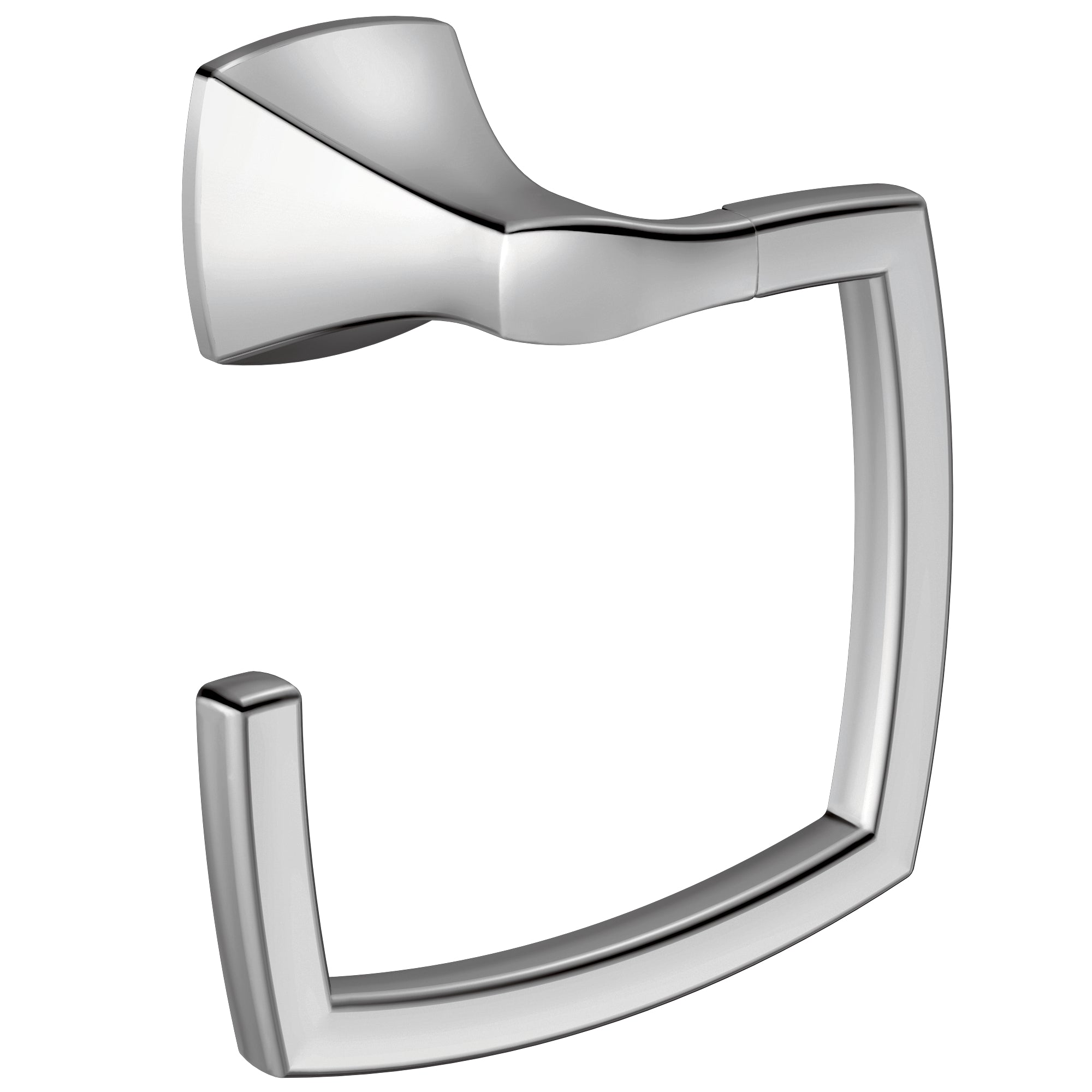 Moen YB5186CH Voss Towel Ring Bright Chrome Finish Sparrow Supply
