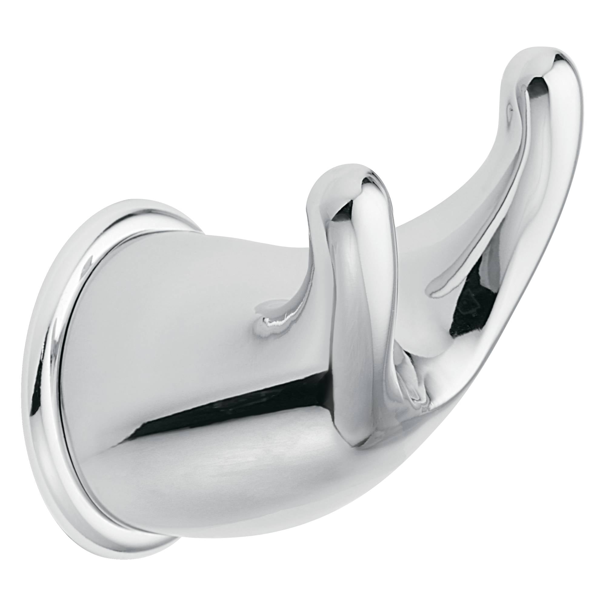 Moen YB8003CH Mason Double Robe Hook Bright Chrome Finish - Mounting Post YB8000 Sold Separately * Sparrow Supply