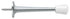 Deltana ZBDS30U26 3" Baseboard Door Bumper; Zinc Die-Cast; Bright Chrome Finish Sparrow Supply