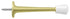 Deltana ZBDS30U3 3" Baseboard Door Bumper; Zinc Die-Cast; Bright Brass Finish Sparrow Supply