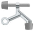 Deltana ZHP70U26 Hinge Pin Stop; Hinge Mounted; Zinc Die-Cast; Bright Chrome Finish Sparrow Supply