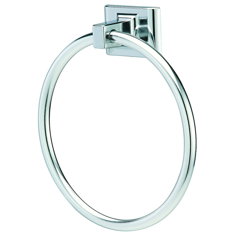Bradley 934-000000 Surface-Mounted Chrome Towel Ring Sparrow Supply