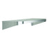 Bradley 7B2-0082400 Shelf, Stainless Satin, 20 Gauge, 8 X 24