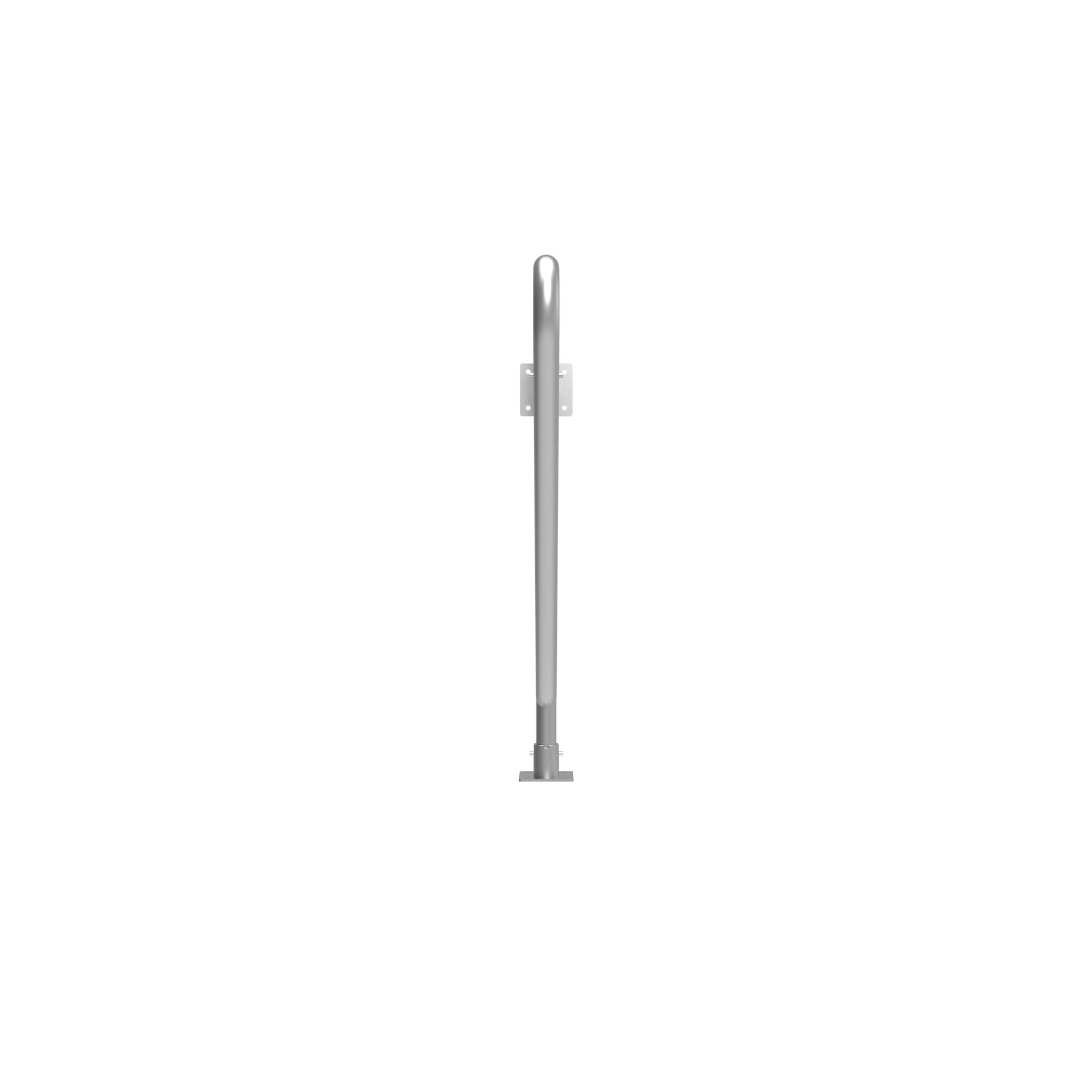Bradley 8172-158100 Grab Bar, Exposed, 1-1/2 OD, Integral TP Dispenser, Safety Grip Finish