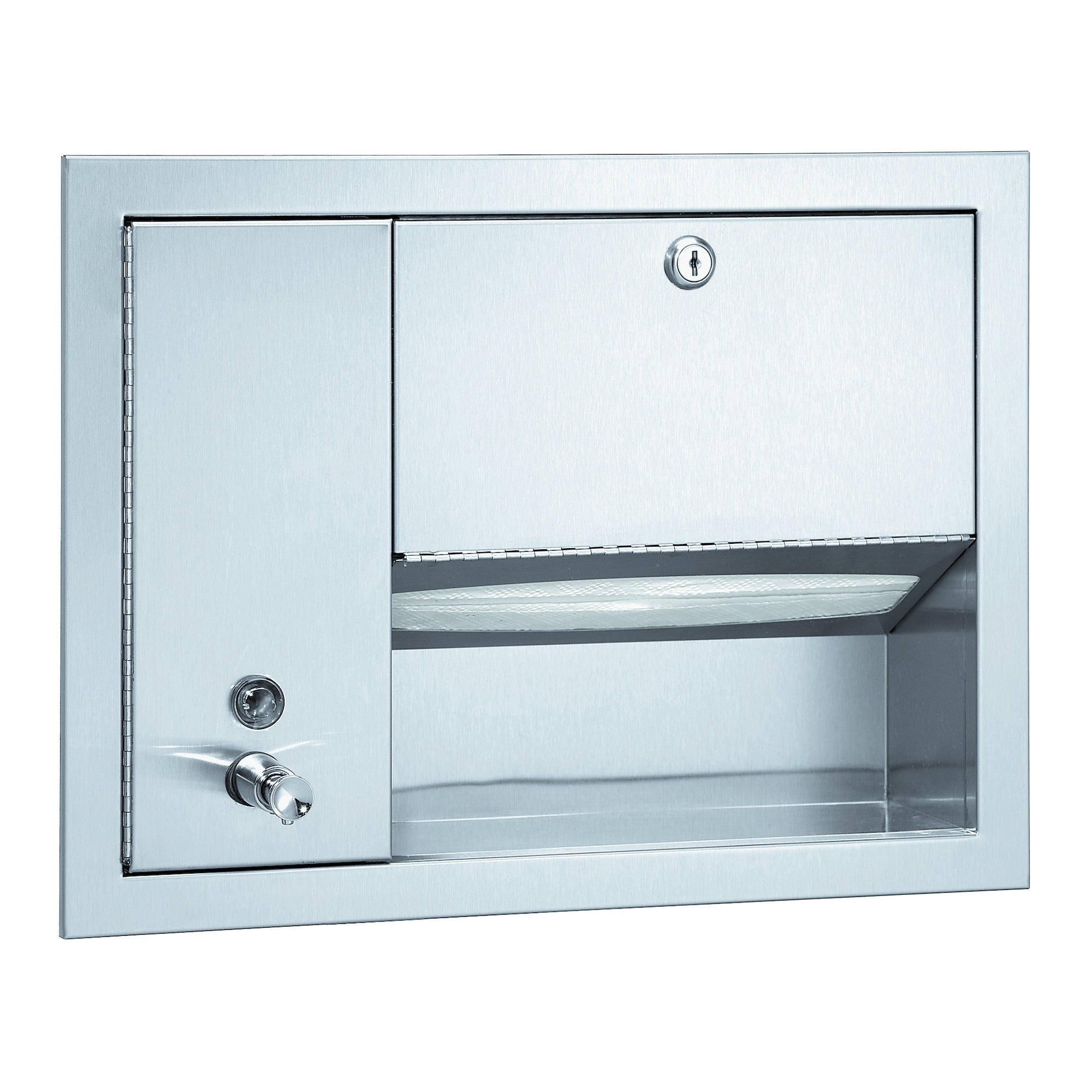 Bradley 1471-110000 Soap and Towel Dispenser, Surf-Mtd Sparrow Supply