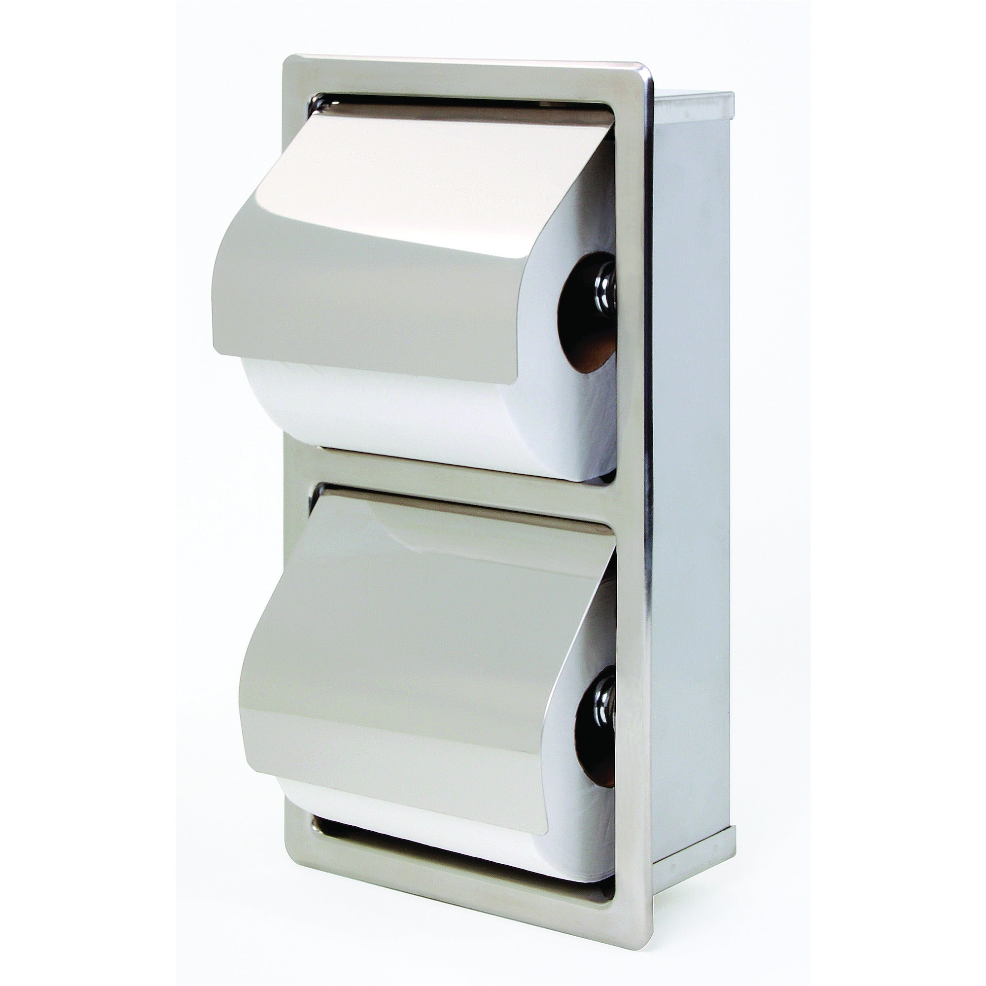 Bradley 5127-000000 Toilet Tissue Disp, Recessed, Dual Sparrow Supply