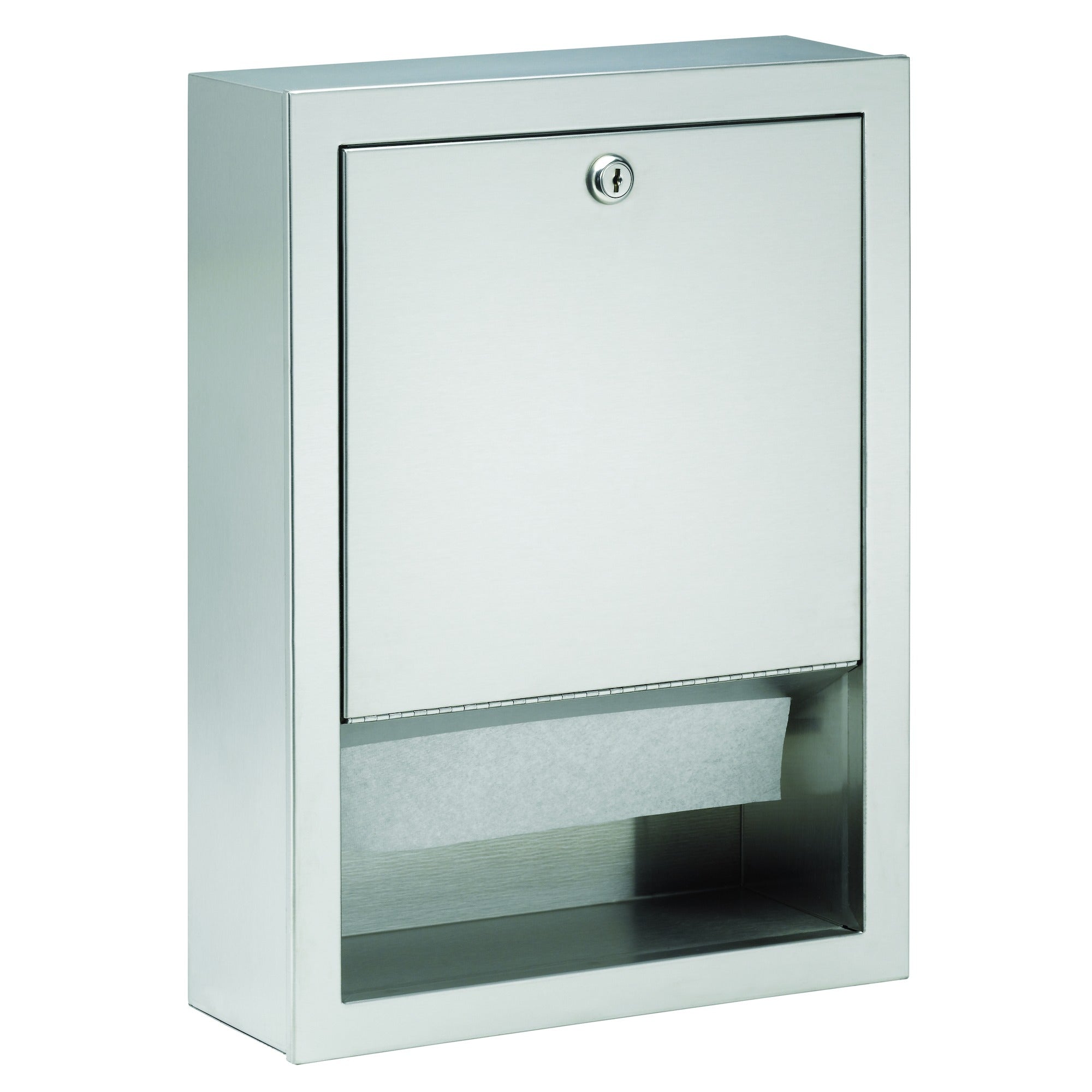 Bradley 2441-110000 Towel Disp, Folded, Surface Mounted Sparrow Supply
