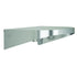 Bradley 7B2-0081296 Shelf, Stainless Satin, 20 Gauge-w/Hooks, 8 X