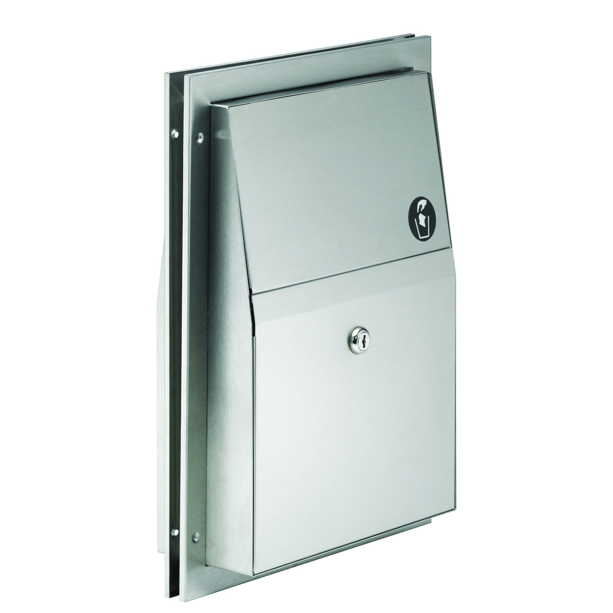 Bradley 4721-150000 Napkin Disposal, 1.5 Gal, Partition Sparrow Supply