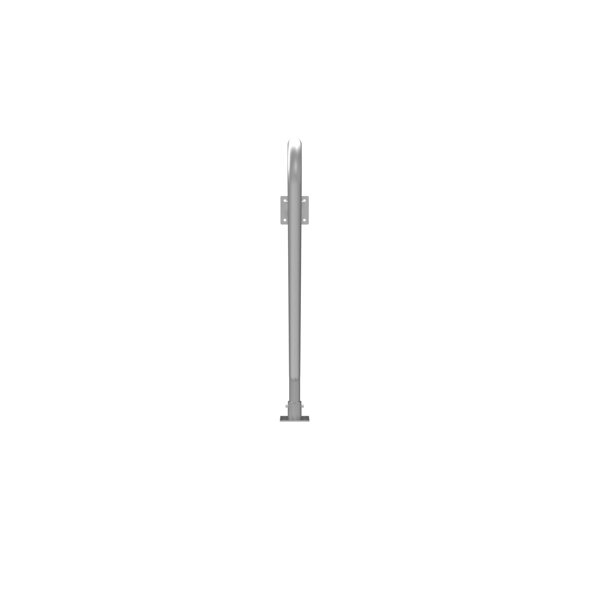 Bradley 8172-158000 Swing-Away Grab Bar, 1-1/2 OD, Safety-Grip Finish