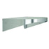 Bradley 7B2-0081200 Shelf, Stainless Satin, 20 Gauge, 8 X 12
