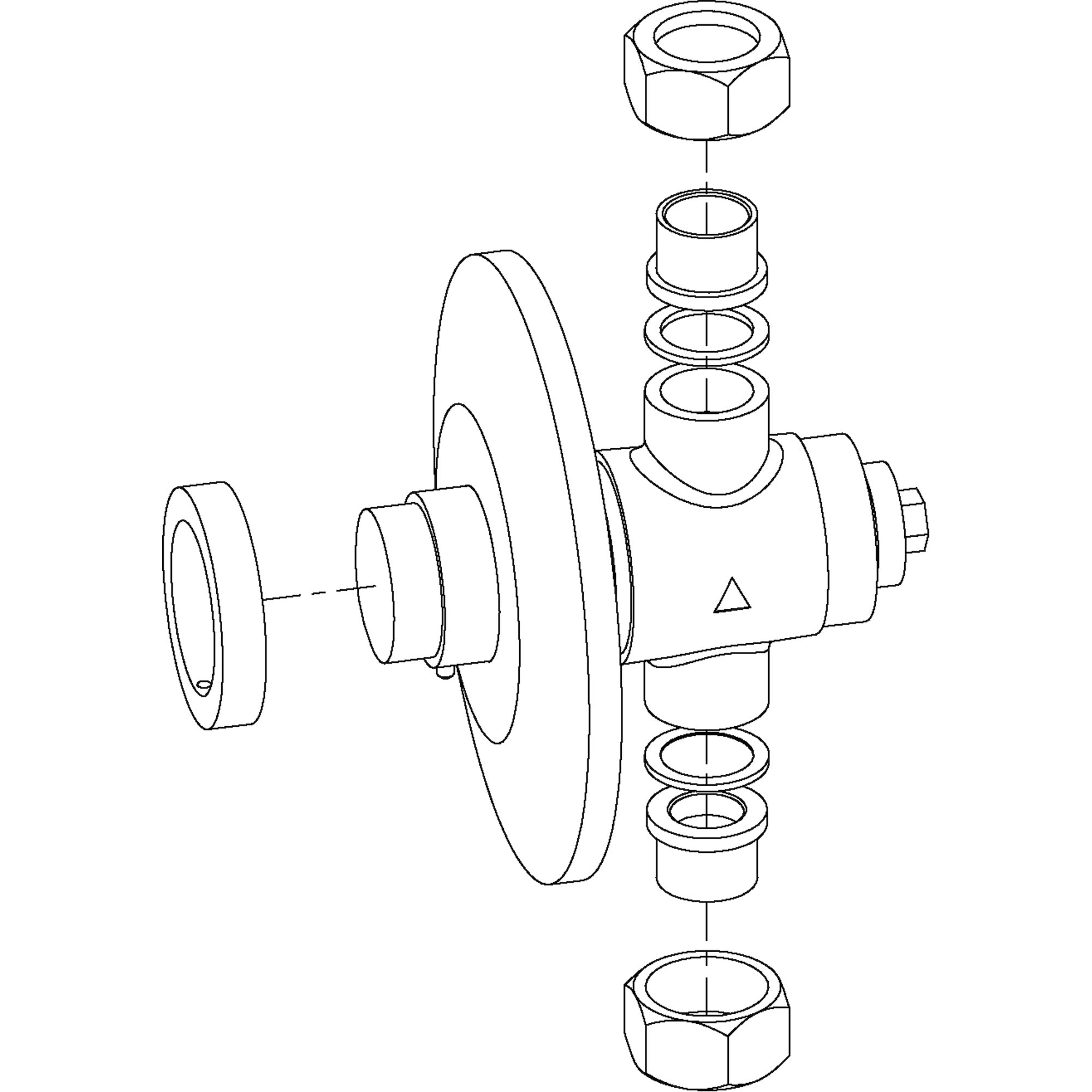 Bradley S59-066 Shower Mechanical Valve Sparrow Supply