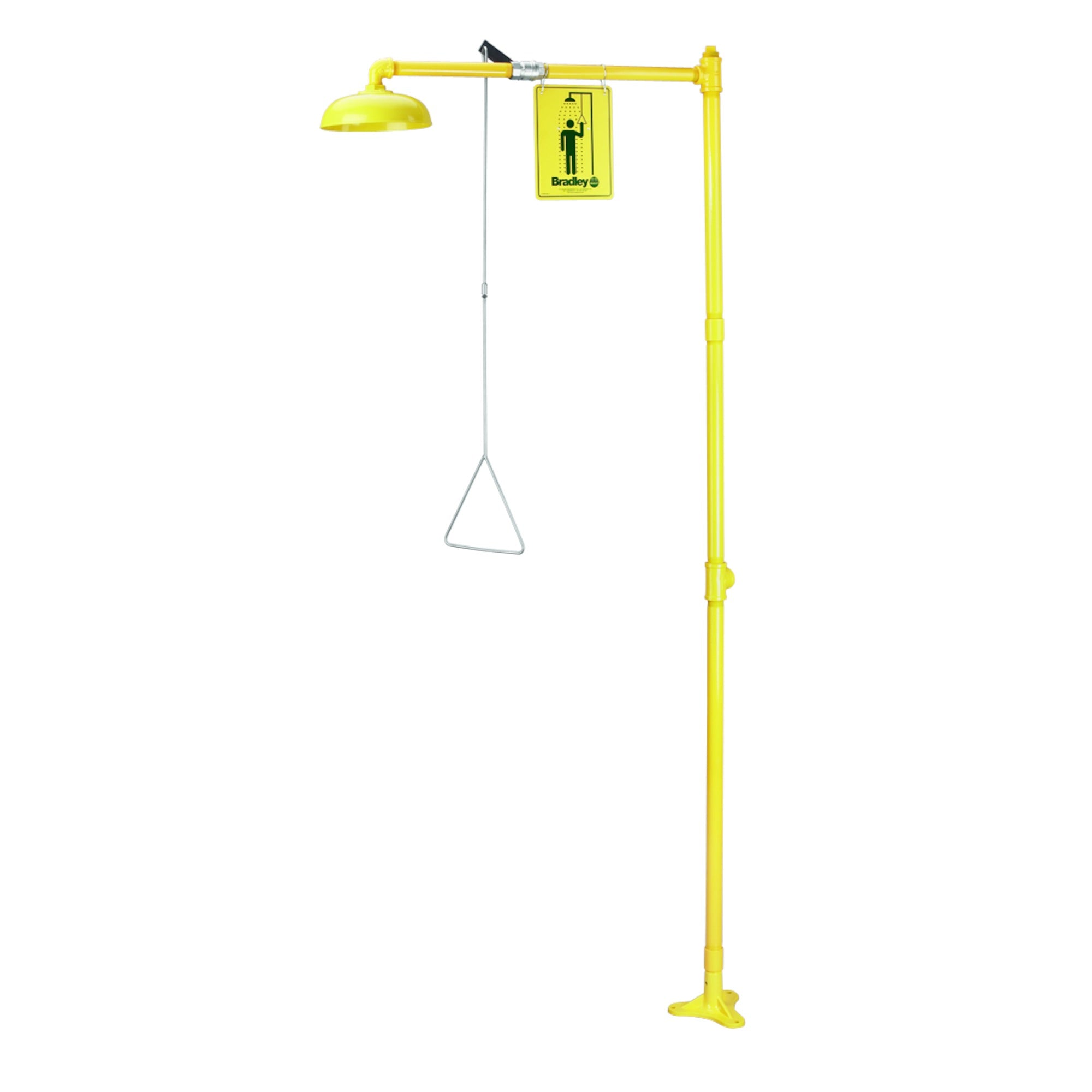 Bradley S19-110BF Free Standing - Barrier Free Drench Shower Sparrow Supply